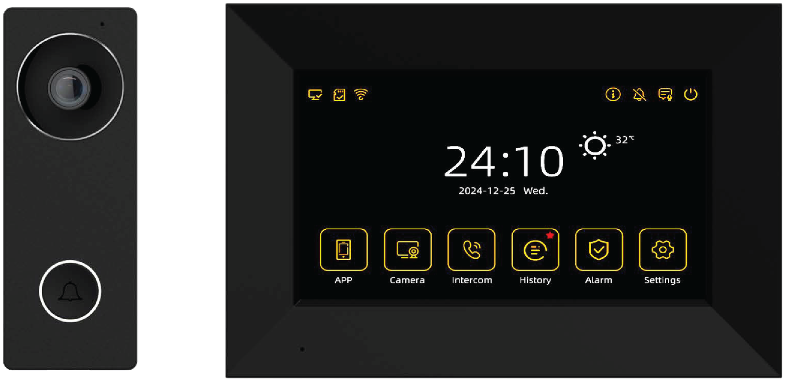 Series R-121. 7” Touch Screen VDP System