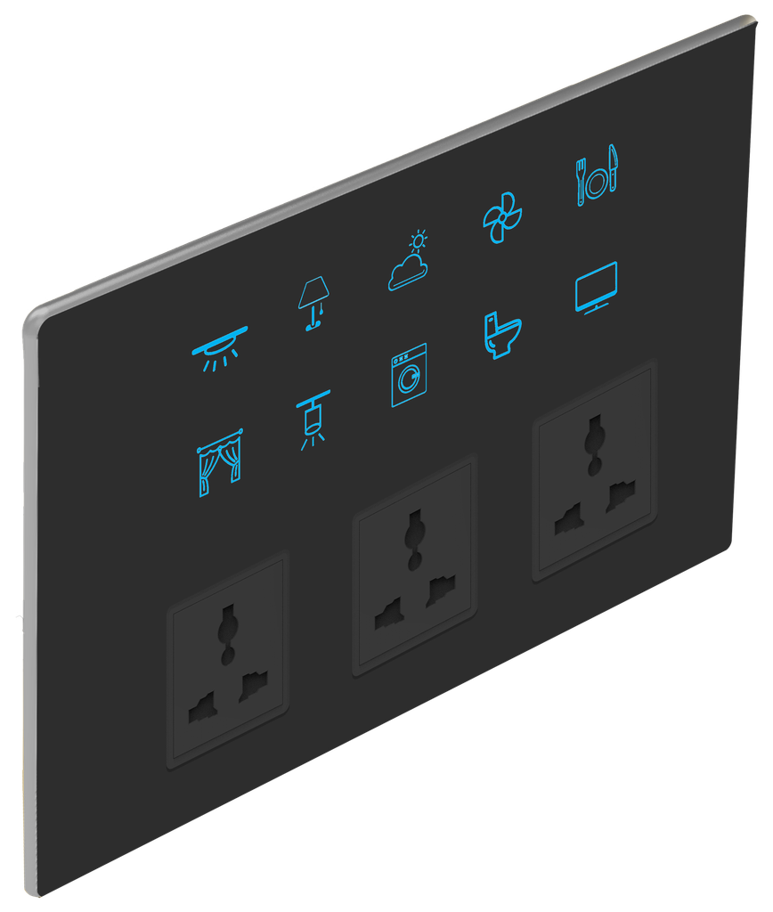 Luxeray 10 Switch+ 3 Socket - 12M (10+0+0+3) (ZIGBEE)