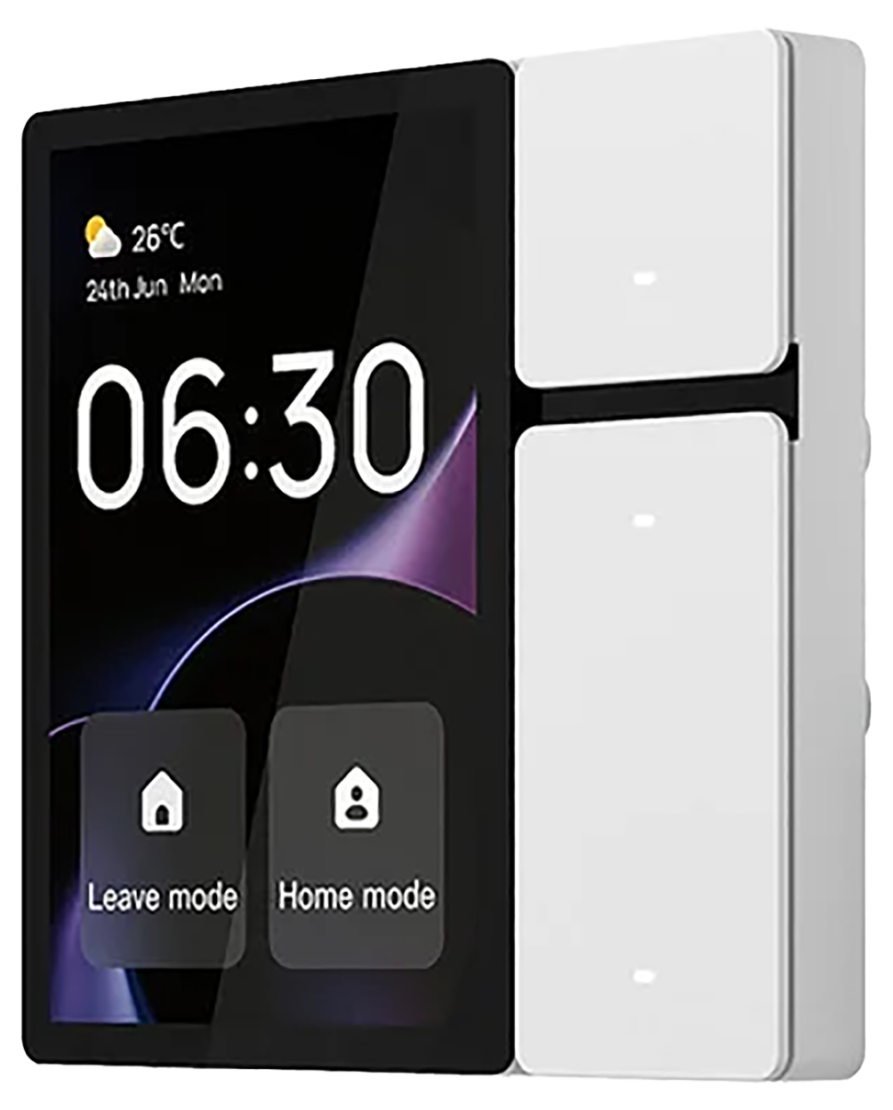 Scene R-85. 3.5 inch Touch Panel (Sigmesh Gateway + IR + VDP + 3 Switch) side