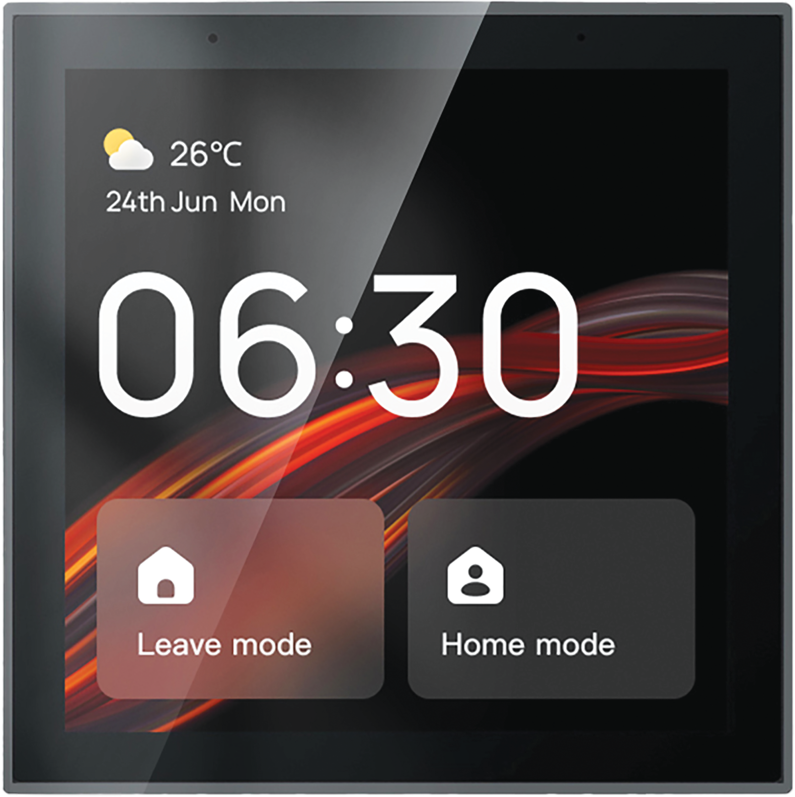 Scene R-86. 4Inch Touch Panel (ZigBee + Sigmesh Gateway + Alexa + VDP) front